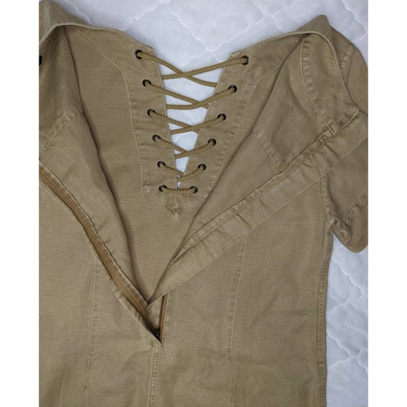 J. Crew Lace-up Cargo Shift Dress - Picture 6 of 8